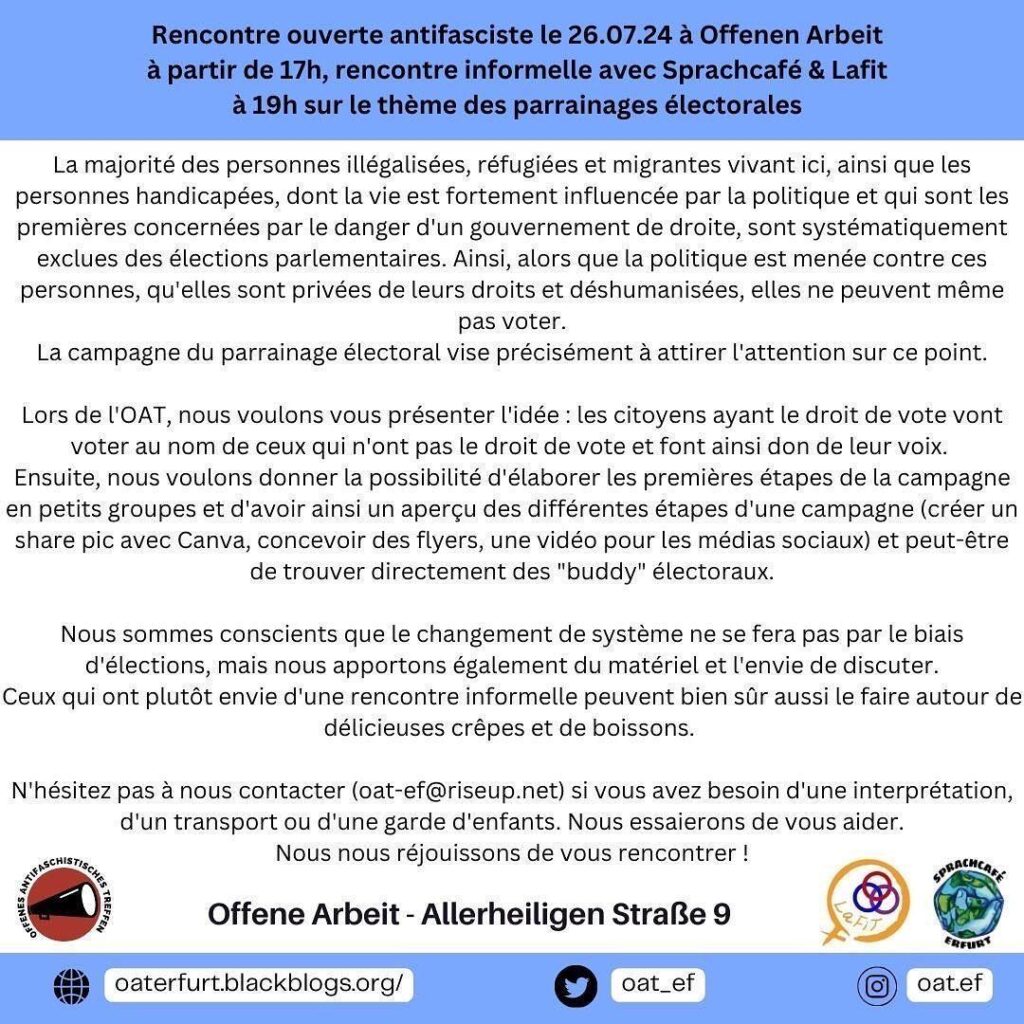 Invitation à la 27e OAT en français